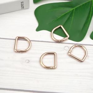 5Pcs D Spring Snap Hook Metal Keychain Spring Backpack Clips Key Chain Hooks for Webbing Buckle Keyrings Purse Chain