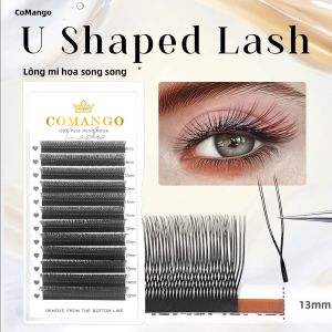 Mi Giả CoMango Natural Volume Parallel U Lashes Đế Phẳng Đầu Kép Kiểu Nhật Dùng Cho Trang Điểm Bán Sỉ