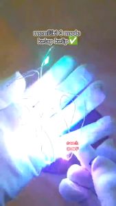 Lampu Tumbler Kawat Mini 10 Meter 100 LED Hias Dekorasi Kamar Tidur Warna Warni | Source Project