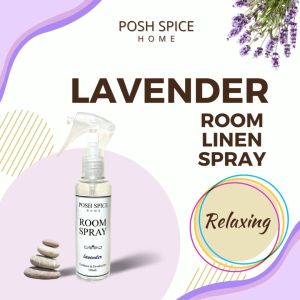 Room Linen Spray Sampler Lavender Fresh Bamboo Chamomile Room Air Freshener Disinfecting Deodorizer Posh Spice