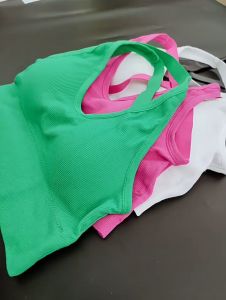 เครื่องปรึกษา "H-23" สปอร์ตบราสายไขว้หลัง ไร้โครง ทรงสวมงาน การสวมผลไข้ 1 ชุด, ขนาดเล็ก กำลังกาย, เล่นโยคะได้