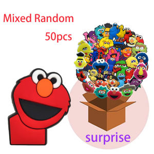 Hot sales16-100Pcs Cartoon Yellow Bird Cookies Monste Series PVC Shoes Accessories DIY Detachable Waterproof Party Gifts