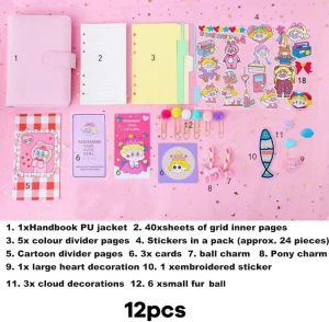 DIY Journal Diary Set Scrapbook Kit Stationary Diary Supplies Art Crafts Kit for Birthday Holidays Gifts for Women Teen Girls