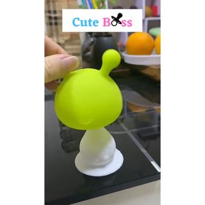 Baby Teether - Giraffe / Mushroom - Soft Teeth Soothing Bite Toys 小蘑菇摇铃牙胶套装食品级硅胶婴儿牙胶磨牙器安抚牙胶宝宝磨牙棒