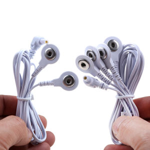 2/4Way 2.35mm Plug Electrode Wire for TENS EMS Massager Electrical Nerve Muscle Stimulator - Electrode Cable Line