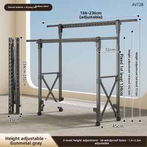 JIAJIESHI | Multipurpose Foldable Adjustable Drying Rack
