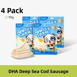 BUERBAOBAI | Deep Sea Cod Sausage No Added Sugar Childrens Snack 90g