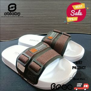Sandal Selop Anak Pria Sandal Slip On Anak Pria Distro Premium Denzi Brown
