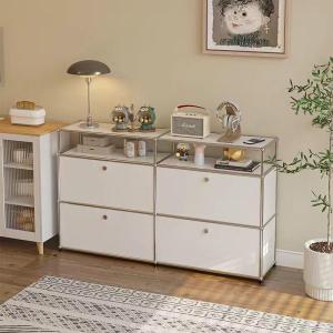 Modern Minimalist Mid Century Modular Storage Cabinet