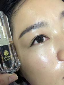 Phirani Carbon Black Eyeliner Coloring Material Kit Easy to Color Pure Plant Embroidery Eyeliner Coloring Tool Set for Makeup