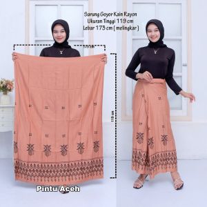SARUNG GOYOR SANTRIWATI / SARUNG SANTRI PUTRI / SARUNG AQIL / BAHAN RAYON ADEM