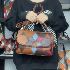 Cobbler Legend Cow Genuine Leather Women Handbag Retro Shoulder Bag Crossbody