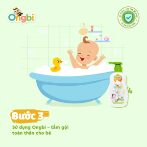 Sữa tắm gội thảo dược trẻ em Ongbi 0-6 tuổi 200ml - KM 40ml thể tích SD017 Việt Nam