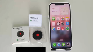 Wesolvet Waterproof Smart Tracker - Dual System Apple Find My & Google Find Hub FMN+GFN Certified Find My Location Compatible for iPhone Android Keys Wallet Bags Pets Car Battery Lasts Up to 1 Year Anti-Lost