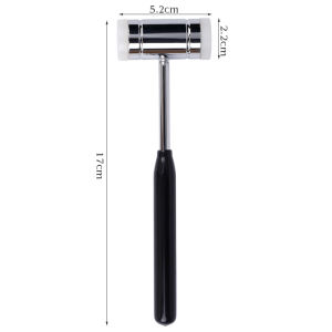1pc Dental Bone Hammer Double-headed Nylon Plastic Handle Teeth Surgical Extraction Tool Dentist Instrument