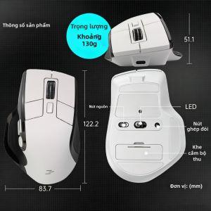 Sanwa Supply | Chuột Không Dây Bluetooth Hiển Thị Thoải Mái Tùy Chỉnh Cuộn Nhanh Ít Ồn Sạc Lại