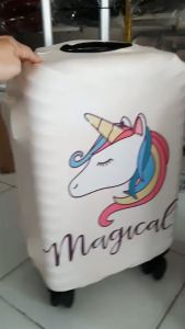 [Hoàn tiền 20%] Túi bọc vali - Túi trùm bảo vệ vali vải thun siêu dai co giãn rất tốt đường in sắc nét - Hoạ tiết cá tính