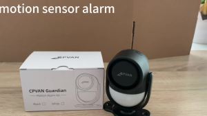 CPVAN PIR Infrared Motion Detector Alarm 120 high decibel Home burglar Alarm Motion Sensor with remote control and Door Sensor