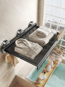 SHENFAN | Suction Wall Mounted Extensible Damping Towel Rack