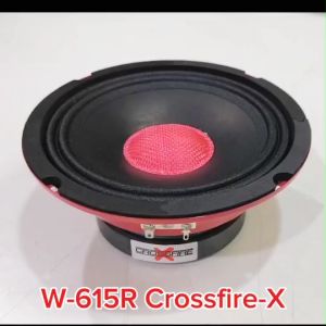 Butterfly Ecommerce ลำโพง 6.5 นิ้วรุ่น W-615R-CROSSFIRE-X หน้าดำ หมวกเคฟล่า โครงทึบกันน้ำ แม่เหล็ก 100X15 MM.วอยส์ 25.5MM. 1/2ดอกเลือกได้