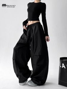 MUYUZI | Original Design Autumn/Winter 2025 Workwear Wide Leg Pants Loose Fitting Moisture Wicking