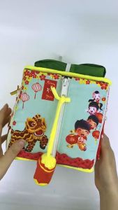 Khối vải lập phương luyện kỹ năng vận động cơ bản hằng ngày cho bé Chủ đề Tết nguyên đán