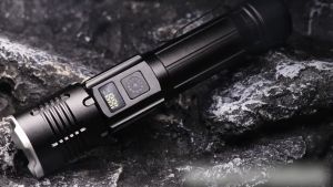 Asafee 1660 Outdoor Strong LED Flashlight: 9 Light Modes & IPX4 Waterproof