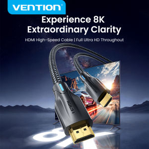 Vention 8K HDMI Cable 48Gbps 8K 60Hz Dynamic HDR eARC 4K 240Hz 144Hz VRR ALLM QMS for PS5 Xbox PC Monitor TV Laptop