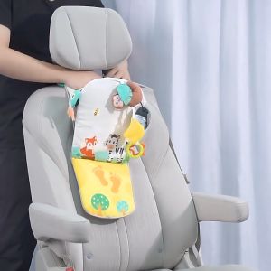 รถยนต์เหมาะสำหรับเด็ก 6 ถึง 12 เดือน ที่นั่งยังสามารถเล่นกิจกรรม มียางกัดเพลงเสียงเพลง ระดับการเดินทางด้านหลัง สำหรับเด็ก