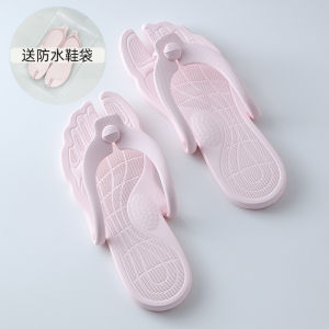 Portable Folding Slippers Travel Business Trip Hotel Bathing Anti-slip Beach Sandals for Men And Women Couples Outdoor Camping Gear