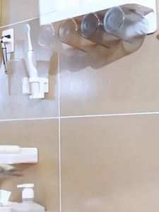 4/6pcsNo-drill suction cup toothbrush holder silicone wall-mounted toothbrush stand bathroom washbasin toothbrush storage rack