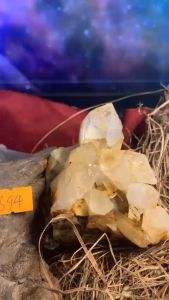 cụm đá Thạch Anh vàng Citrine tự nhiên sưu tầm mã 394