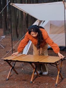ต๊ะแคมป์ปิ้ง โต๊ะพับ ตั้งแคมป์พับได้ แบบพกพา Camping กลางแจ้ง ในร่ม โต๊ะอเนกประสงค์พกพา กลางแจ้งและในร่ม รับน้ำหนักได้ถึ