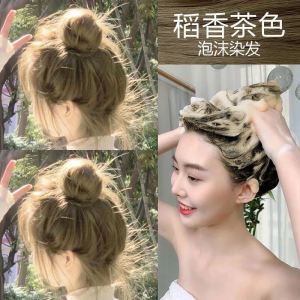 Raspberry Hazelnut Grey Brown Hair Dye Cream Womens Fashion Natural Plant Pure No-bleach Hair Coloring Agent Glossiness