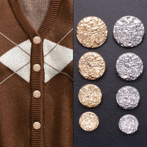 10/15/20pcs 15/18/21/25mm Brand High Grade Metal Buttons For Clothing Suits Fastener Plating Metal Button Sewing Craft DIY