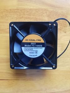Quạt Model: TC-14AV6 Điện áp 220vAC-12w Kích thước 12x12x4cm