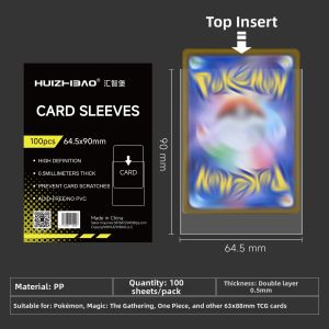 HUIZHIBAO | Transparent Card Protector Sleeve