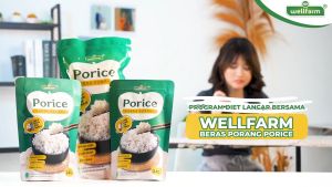 Beras Porang 1Kg PORICE | WellFarm Shirataki Konjac Rice