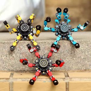 Con Quay Spinner Con Quay Biến Hình Robot Thông Minh Xả sSress Cho Bé Vui Chơi Phát Triển Sáng Tạo