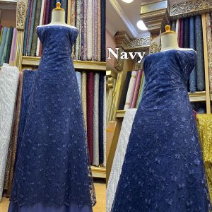 Murah! Bahan kebaya  tulle payet squen bunga salur