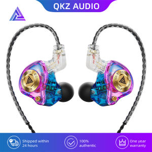 QKZ ENZO PRO อินเอียร์หูฟังแบบมีสายไดนามิกไดรฟ์ขนาดใหญ่หูฟังพร้อมไมโครโฟนหูฟังสำหรับเล่นเกมหูฟังสำหรับฟังเพลงดีเจ3.5มม
