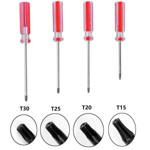 T15 T20 T25 T30 T40 Hexagonal Star with Center Hole Magnetic Screwdriver for Phone Repair and Disassembly Screwdriver Hand Tools