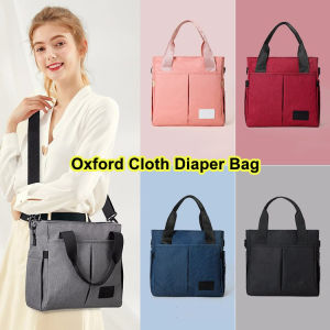 New Simple Oxford Mommy Shoulder Bag: A Large Capacity Diaper & Lightweight Women Handbag