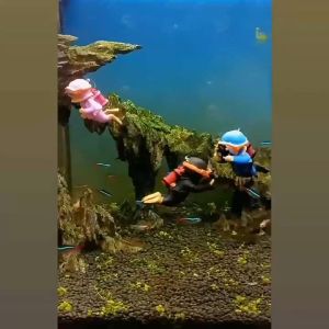 Mô hình thợ lặn trang trí bể cá - Đồ decor hồ thuỷ sinh