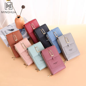 Anti-Theft PU Leather Bag Touch Screen Small Cell Phone Purse Wallet Women RFID Block Crossbody Bags