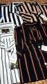 kemeja santai  kemeja Casual / kemeja Garis Garis  Hitam Putih  bisa COD.. 