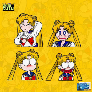 Creative Reflective Anime Girl Sailor Car Decal Sticker Electric Vehicle Body Decoration Auto Accessories Full Car Film