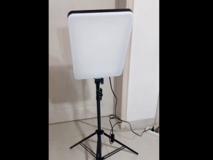 Portable 16-inch LED Fill Light with 200cm Tripod and Top Crossbar Suitable for Selfie Photography Flash Panel Light