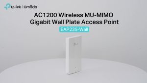 TP-LINK EAP235-Wall Omada AC1200 Wireless MU-MIMO Gigabit Wall Plate Access Point