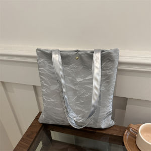 Túi Tote Dung Tích Lớn Thời Trang Phong Cách Hàn Quốc Túi Xách Gấp Đa Năng Thường Ngày Túi Mua Sắm Túi Đeo Vai Đơn